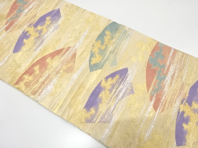 JAPANESE FUKURO OBI / WOVEN JIGAMI PATTERN